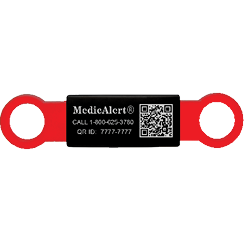 QR Code Shoe Tag Medical ID